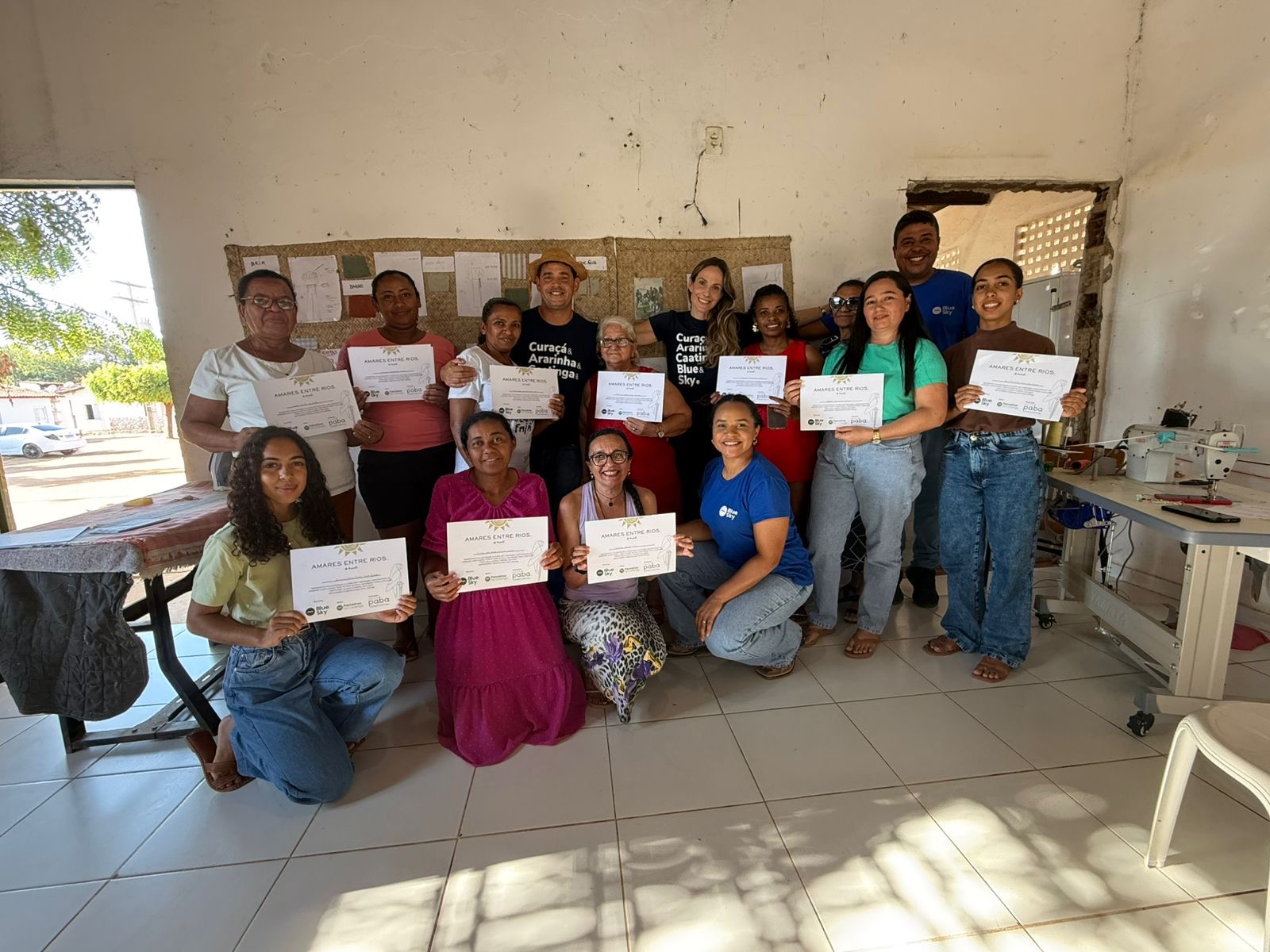 BlueSky celebra resultados do Projeto PABA Ararinha com entrega de certificados a mulheres participantes